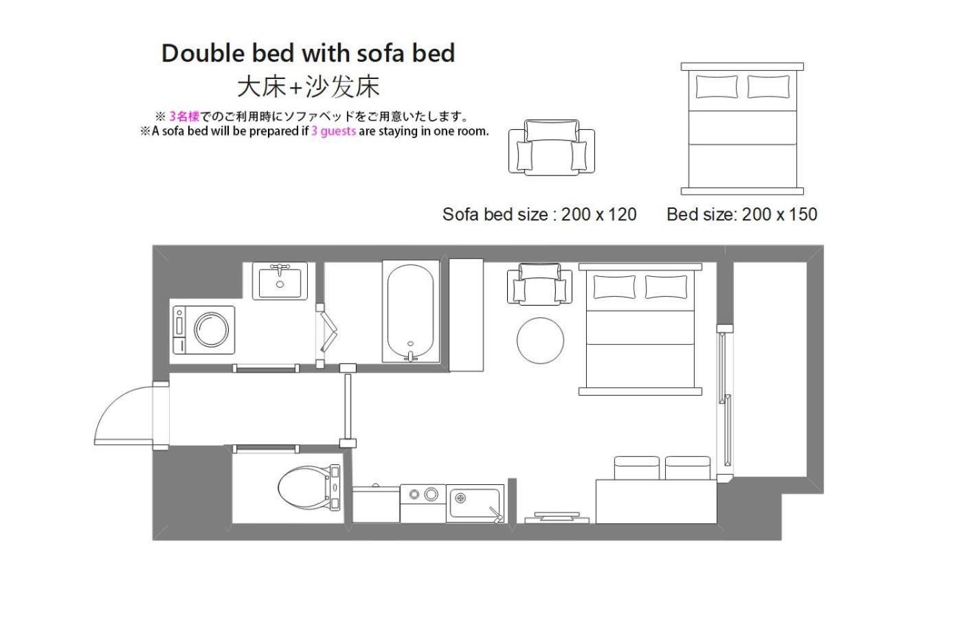 Shirakabanoyado - Nipponbashi 日本橋, 3 Mins Walk To Dendentown Aparthotel Osaka Exterior photo